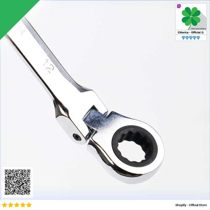 OLOEY Kunci Pas Dual Head Combination Ratchet Wrench Flexible Head CL6 24