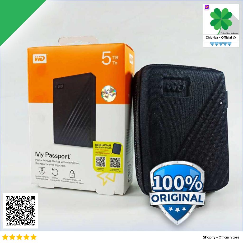 WD My Passport HDD Hard Disk Eksternal 4.22 Inch USB 3.2