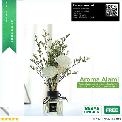 ZUOHE Pengharum Ruangan Aromaterapi Reed Diffuser 50 ml Z203