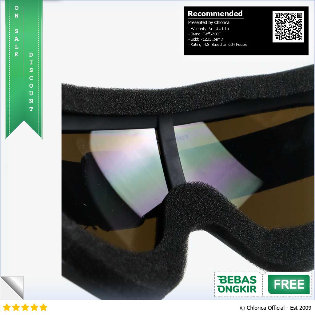 TaffSPORT Kacamata Olahraga Sport Goggles Ski Airsoft Polarized UV400 X400