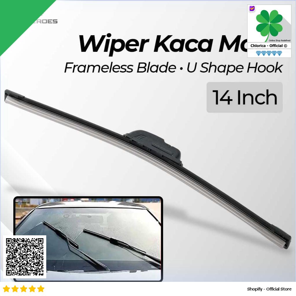 OTOHEROES Wiper Kaca Mobil Frameless Blade U Shape Hook FLY 078