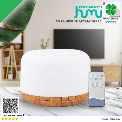 Taffware HUMI Air Humidifier Aromatherapy 7 Color 500 ml With Remote A770