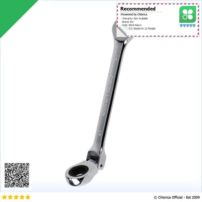 OLOEY Kunci Pas Dual Head Combination Ratchet Wrench Flexible Head CL6 24