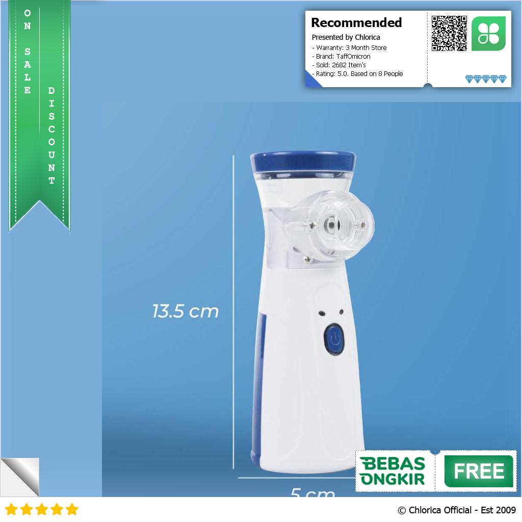 TaffOmicron Alat Terapi Pernapasan Handheld Inhaler Nebulizer Machine JSL W302