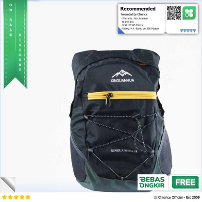 XINGUANHUA Tas Gunung Ransel Lipat Travel Backpack Waterproof 17L XA94WD