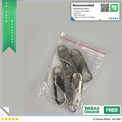 KALAX Kepala Ritsleting Pengganti Zipper Head Replacement 5 PCS KA09