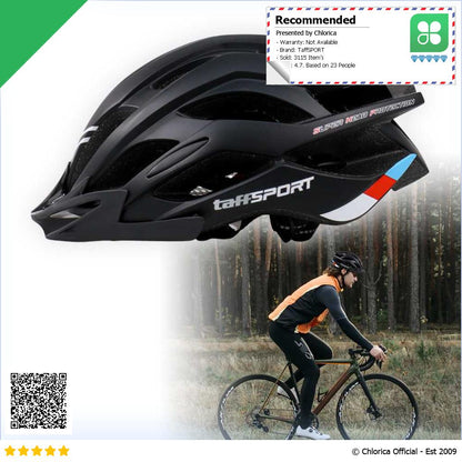 TaffSPORT Helm Sepeda Ultralight Breathable Bicycle Helmet 19 Air Vent 008A