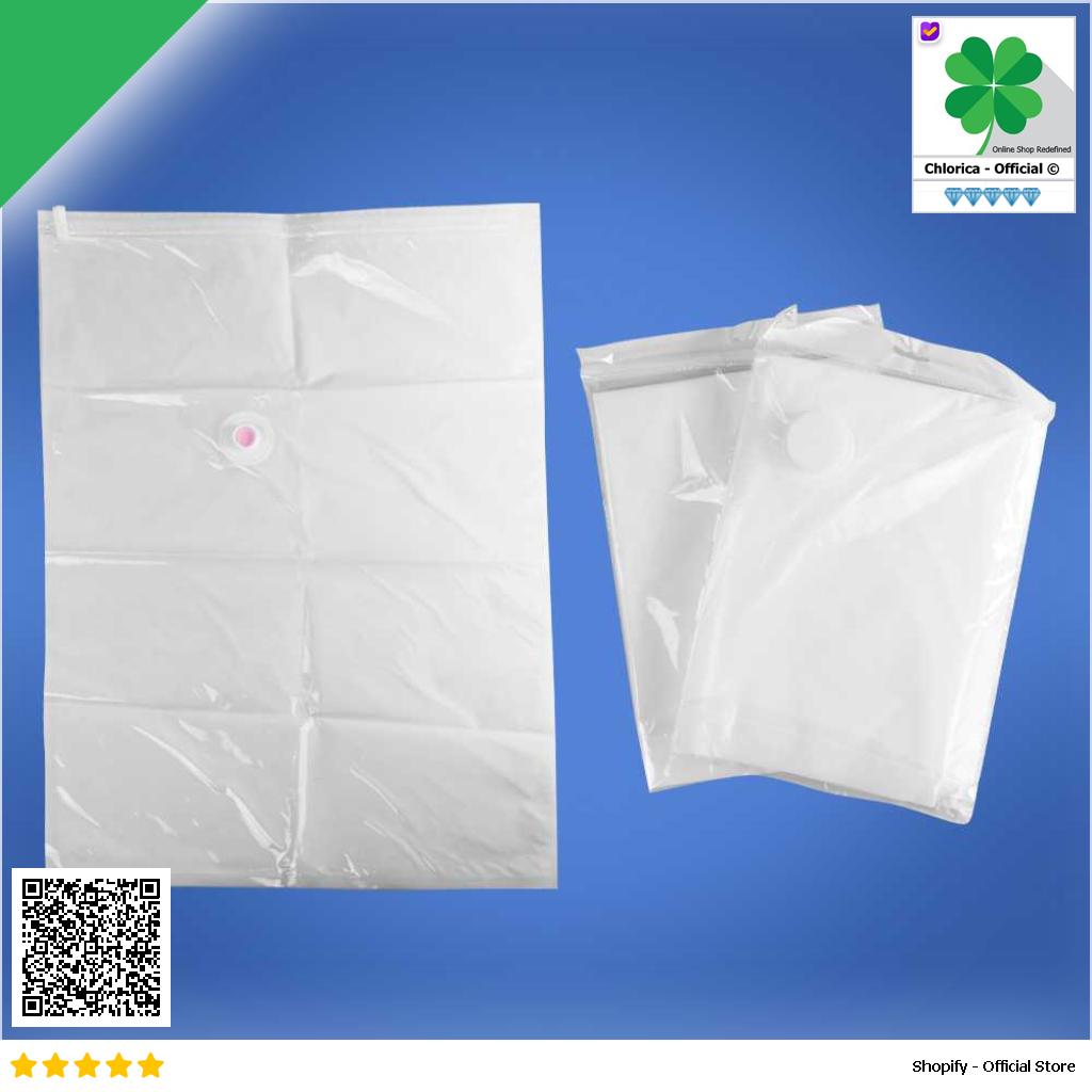 Wenbo Kantong Plastik Pakaian Baju Selimut Vacuum Bag 70cm 5PCS WB70