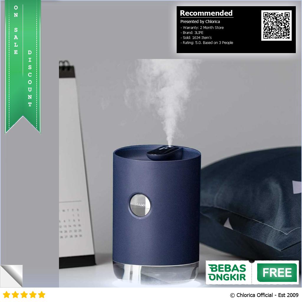 3LIFE Air Humidifier Pelembap Udara Portable Aromatherapy 1000ml 211