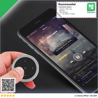 Kebidumei Smart Remote Setir Bluetooth Music Control Wireless HGY27