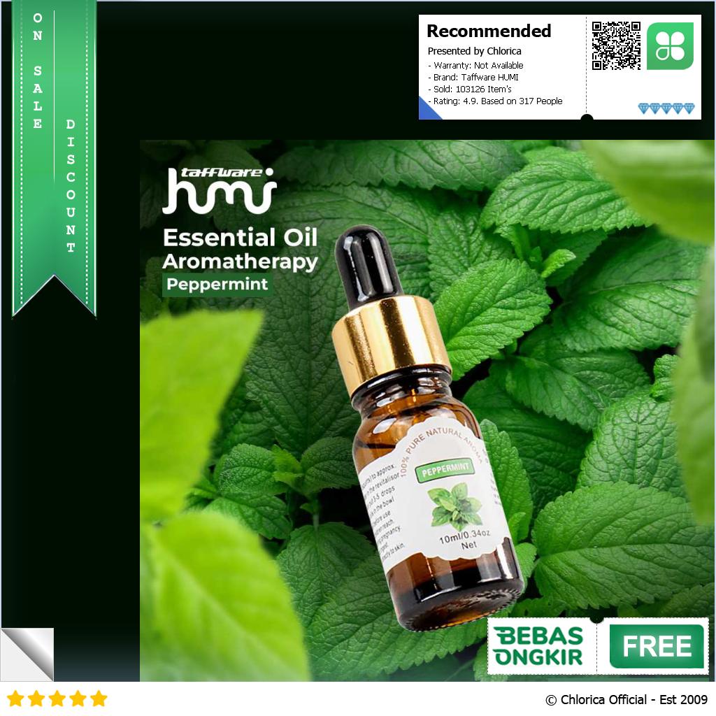 Taffware HUMI RHJY Essential Oils Fragrance Minyak Aromatherapy 10ml TSLM2