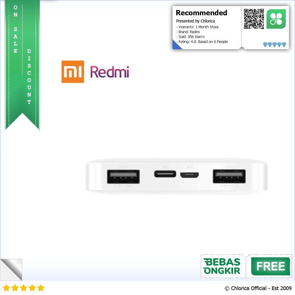 Xiaomi Redmi Power Bank Fast Charge 2 Port 10000mAh PB100LZM