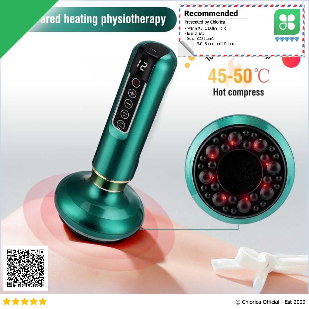 PASTSKY Alat Pijat Bekam Electric Cupping Massager Guasha 12 Gears DS A12