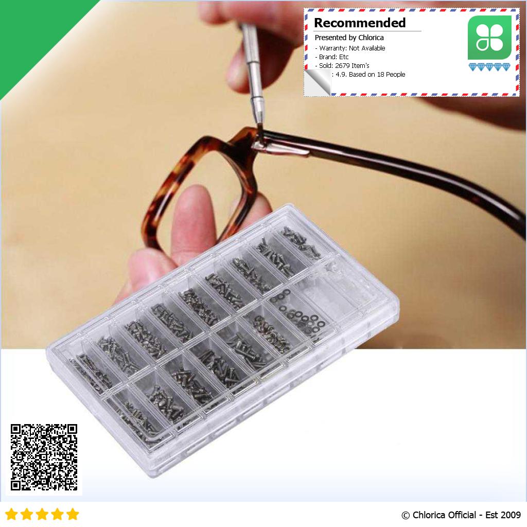 ACEVIVI Baut Reparasi Kacamata Sunglasses Repair Nuts 1000 PCS A3