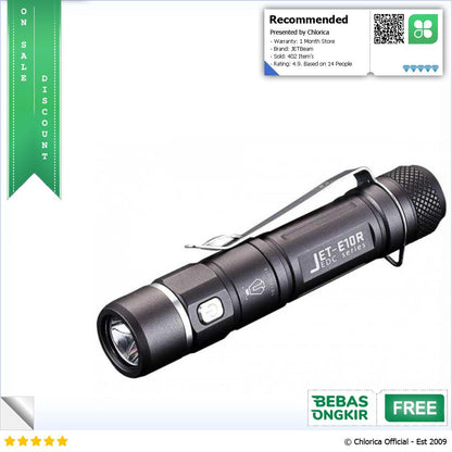 JETBeam Senter LED CREE XPG3 S4 650 Lumens E10R