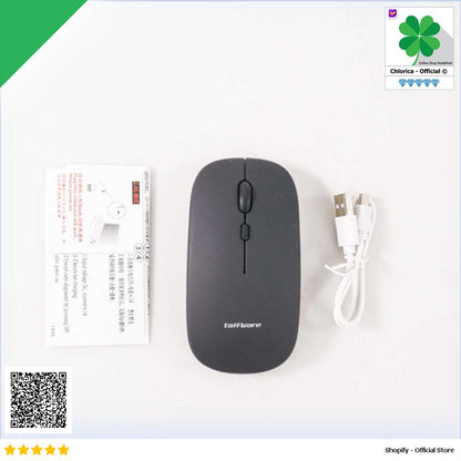 Taffware Silent Mouse Rechargeable Dual Mode Bluetooth 5.0 dan 2.4GHz M8120G