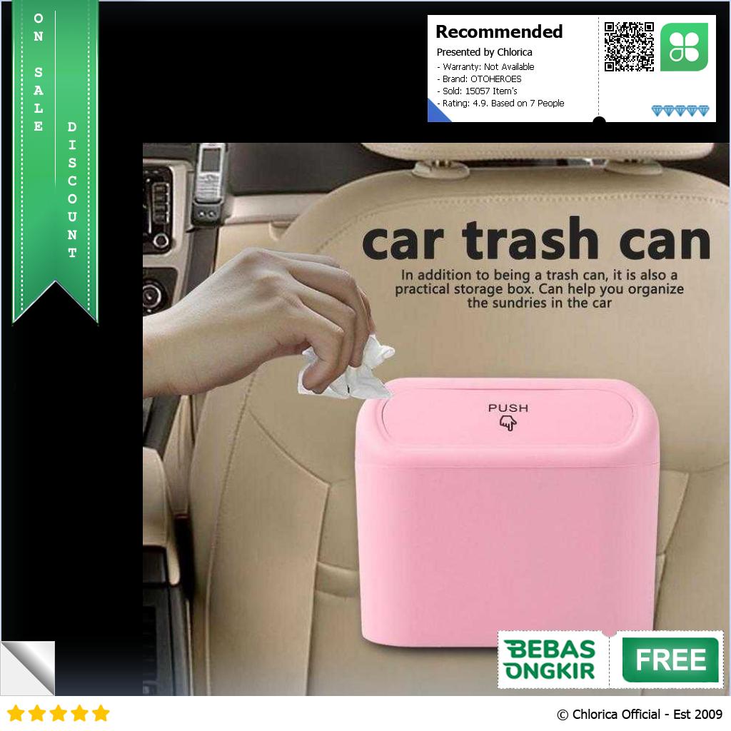 OTOHEROES Tempat Sampah Mobil Trash Bin Pressing Type DDE01