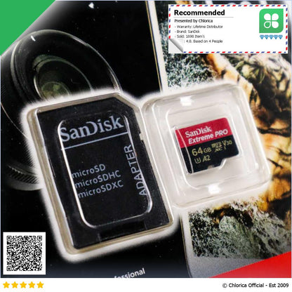 SanDisk Extreme Pro microSDXC UHS I A2 V30 200MB s