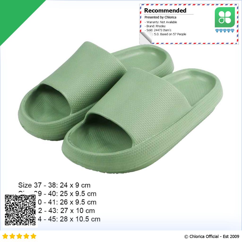 Rhodey Snugee Sandal Rumah Anti Slip Slipper EVA Soft Unisex