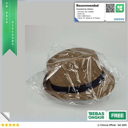 Yingrui Topi Fedora Unisex Laken Hat Jazz Classic Vintage M 38