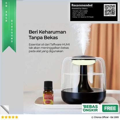 Taffware HUMI RHJY Pure Essential Oils Minyak Aromatherapy 10ml RH 11