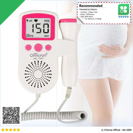 TaffOmicron Deteksi Jantung Janin Bayi Fetal Doppler JSL T501