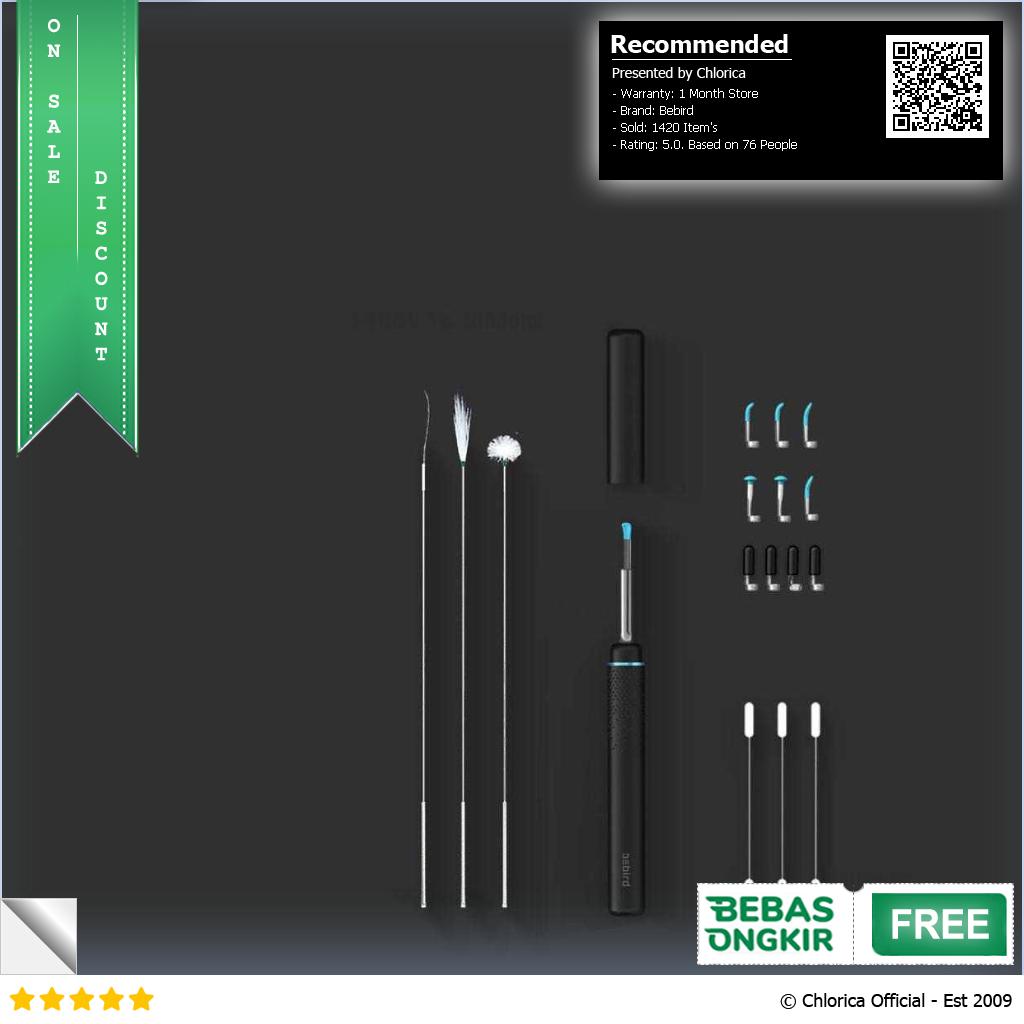 Bebird Kamera Endoskopi Pembersih Telinga Otoskop Wireless Endoscope M9 Pro