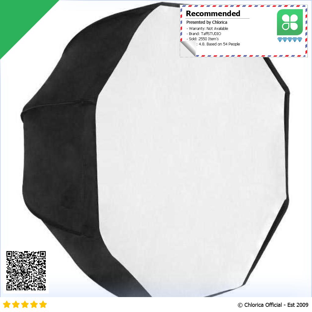 TaffSTUDIO Payung Octagon Softbox Flash Speedlight 80 cm LD TZ207