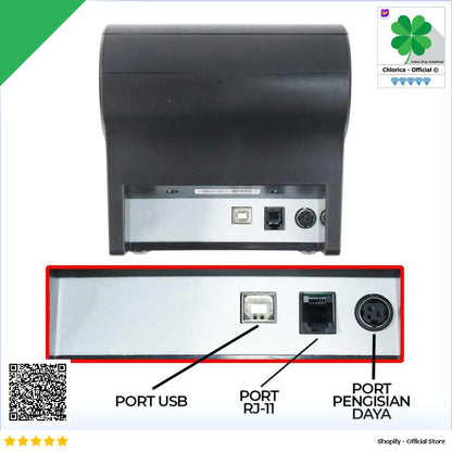 GOOJPRT Printer Bluetooth Thermal Printer POS USB RJ11 80 mm JP80H UWB