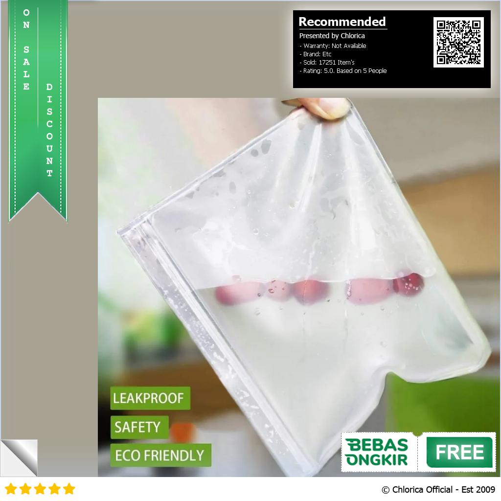 Amil Kantong Plastik Organizer Makanan Silikon Food Bag Ziplock B0271