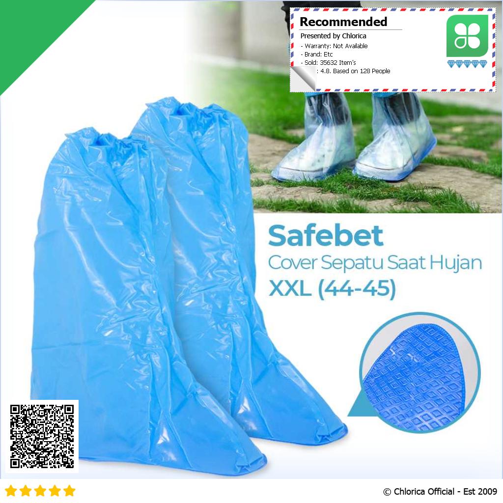 SAFEBET Jas Hujan Sepatu Anti Air Shoes Cover PVC Non Slip YXT01