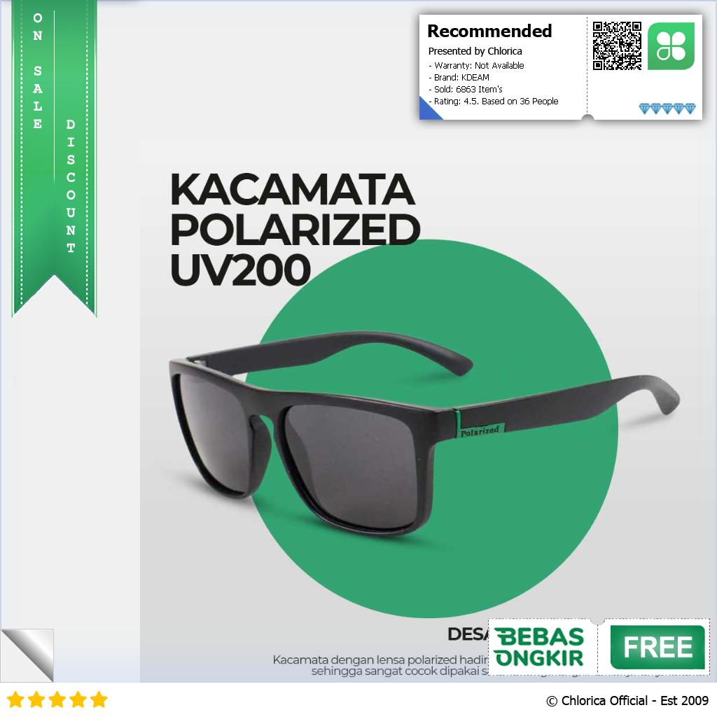 KDEAM Kacamata Sunglasses Unisex Polarized Anti Silau Outdoor UV200 KD156