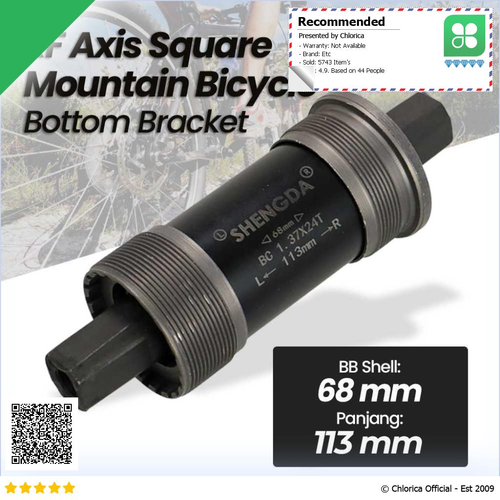 RF Shengda Axis Square Bottom Bracket Sepeda Mountain Bicycle 68mm ZK F 01