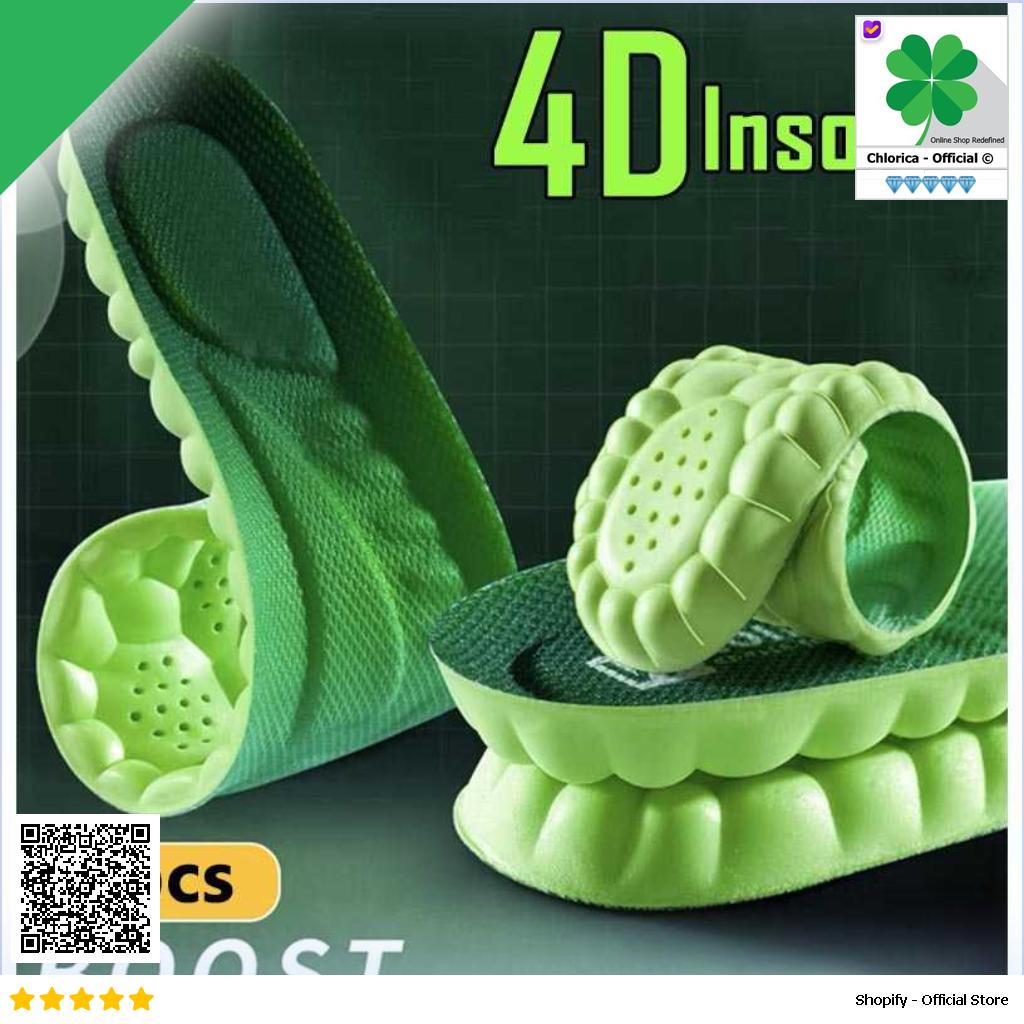 Rhodey Insole Sepatu Alas Kaki Orthopedic Breathable 4D 6031