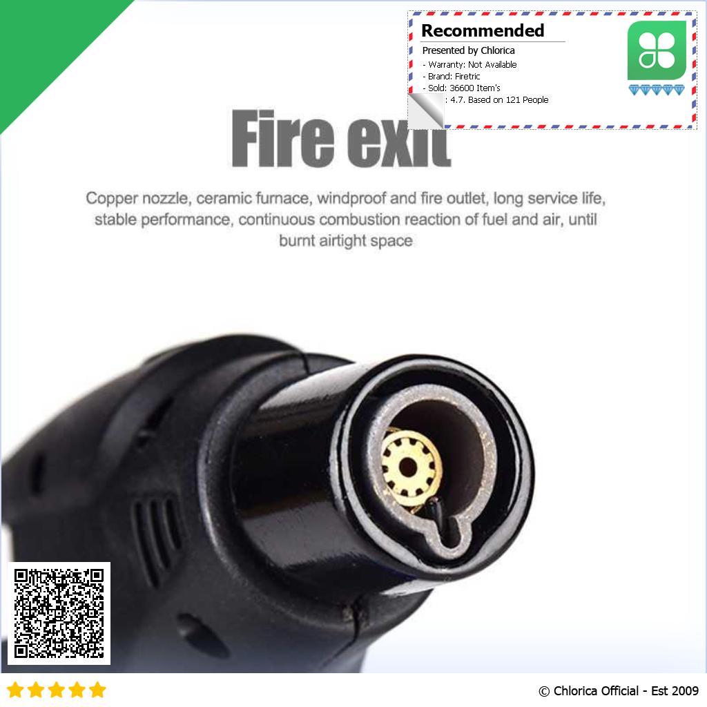 Firetric Korek Api Gas Butane Torch Jet Windproof HQ0935