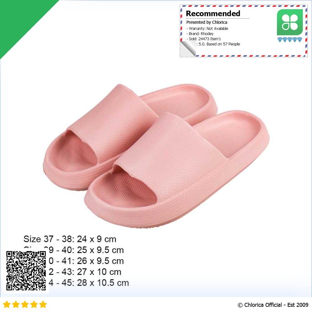 Rhodey Snugee Sandal Rumah Anti Slip Slipper EVA Soft Unisex