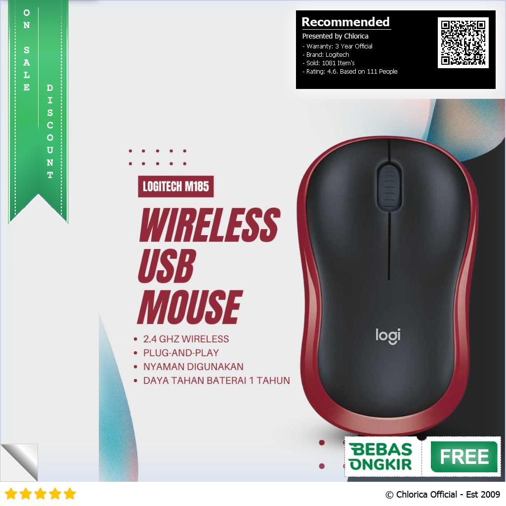 Logitech Wireless Mouse M185