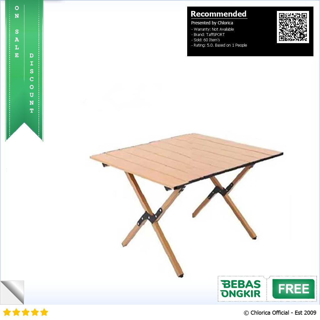 TaffSPORT Meja Lipat Portable Camping Folding Table Aluminium 59cm XT6