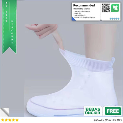 JIANG XI HUA XIAN ZI Jas Hujan Cover Sepatu Anti Air TPE Non Slip Y609