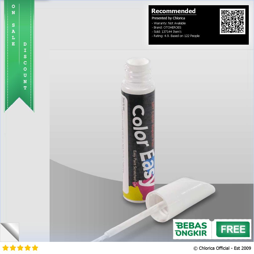 OTOHEROES ColorEasy Cat Penghilang Lecet Cat Mobil Scratch Paint 12ml BS 1 CH 015 YS 312 HOS 25