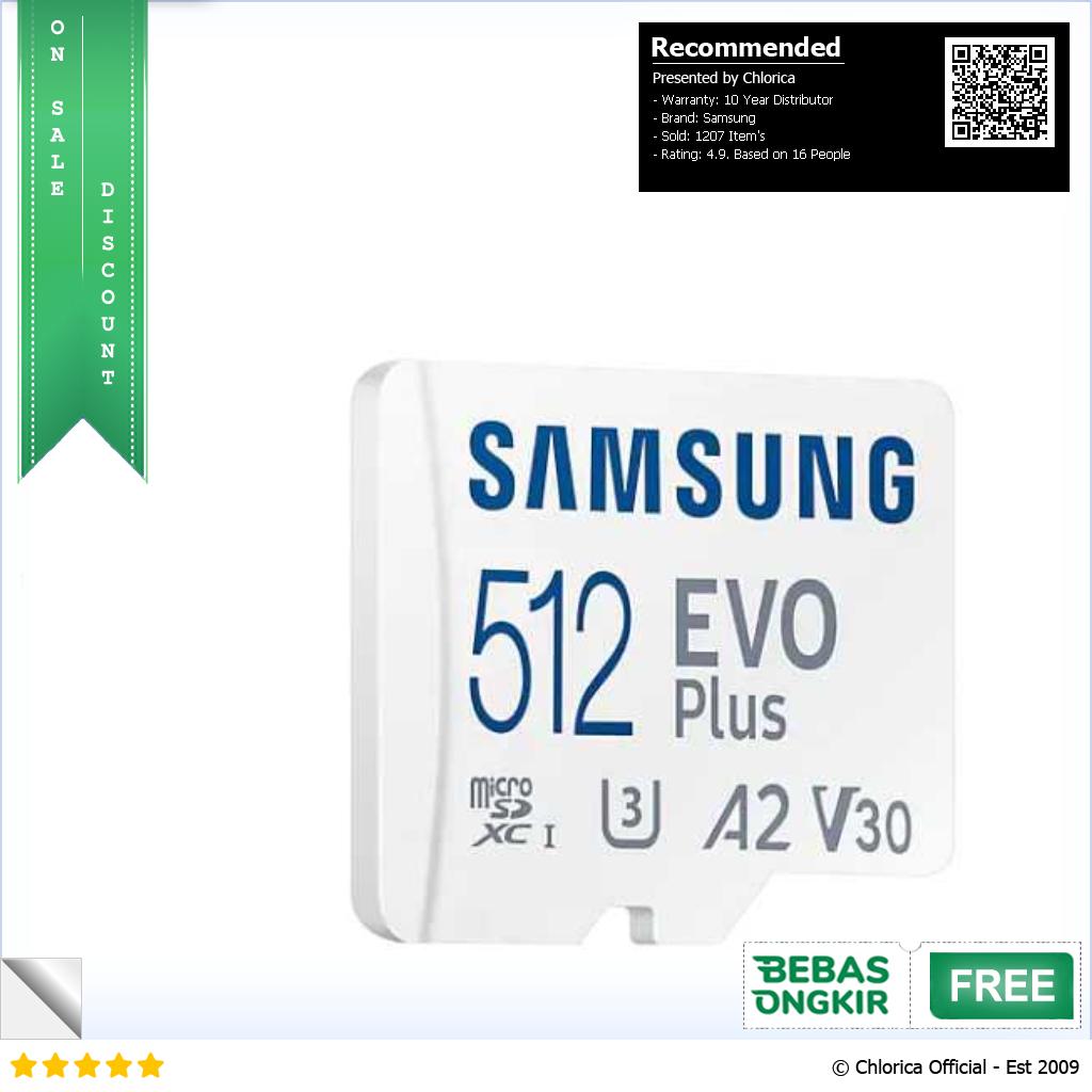 Samsung EVO Plus MicroSDXC EVO U3 V30 A2 130MB s with Adaptor