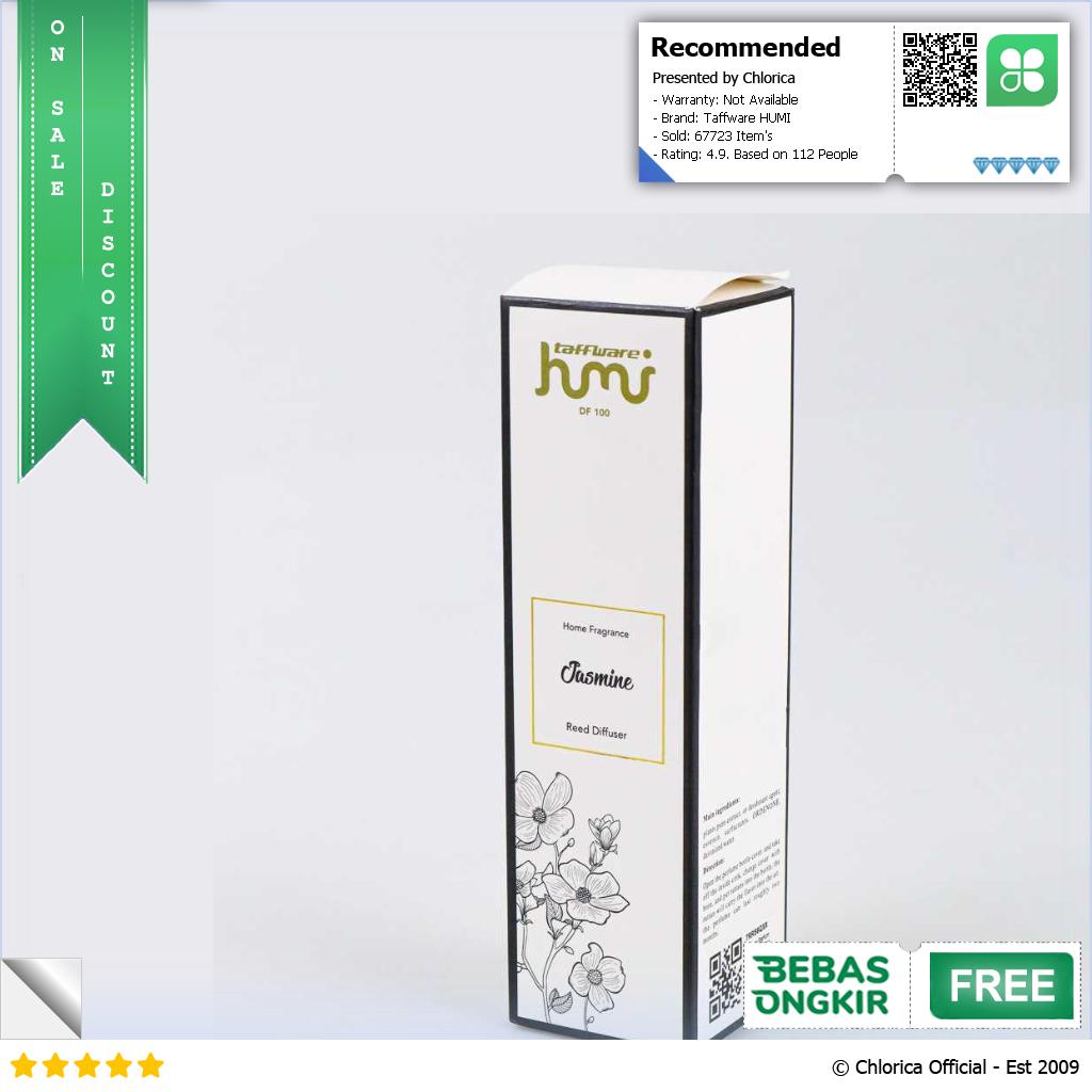 Taffware HUMI Pengharum Ruangan Reed Diffuser 50ml DF 100