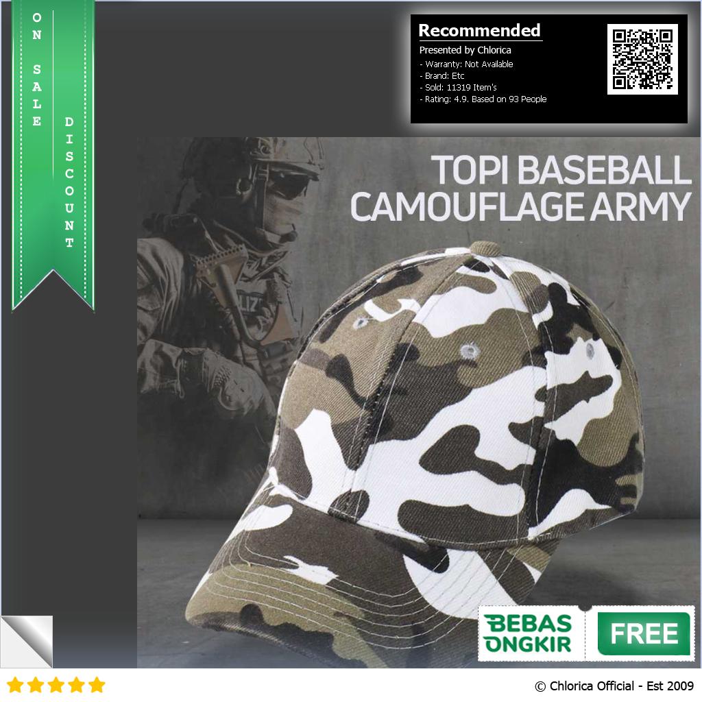 EVRFELAN Topi Baseball Cap Army Camouflage S8R