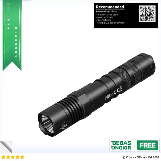 NITECORE Senter LED CREE XP L2 V6 1100 Lumens P10 V2