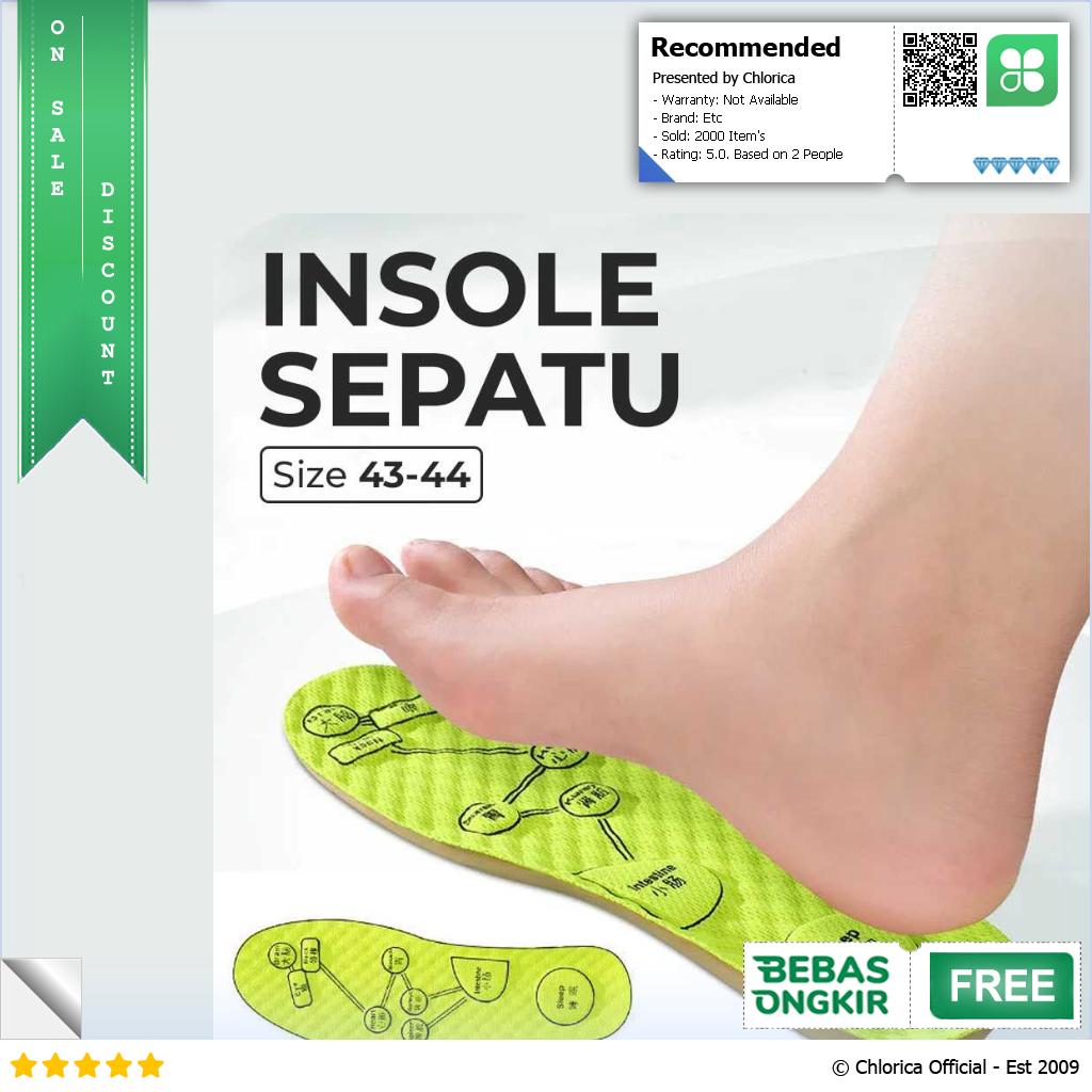 BOOST Insole Sepatu Alas Kaki Orthopedic Breathable SX001