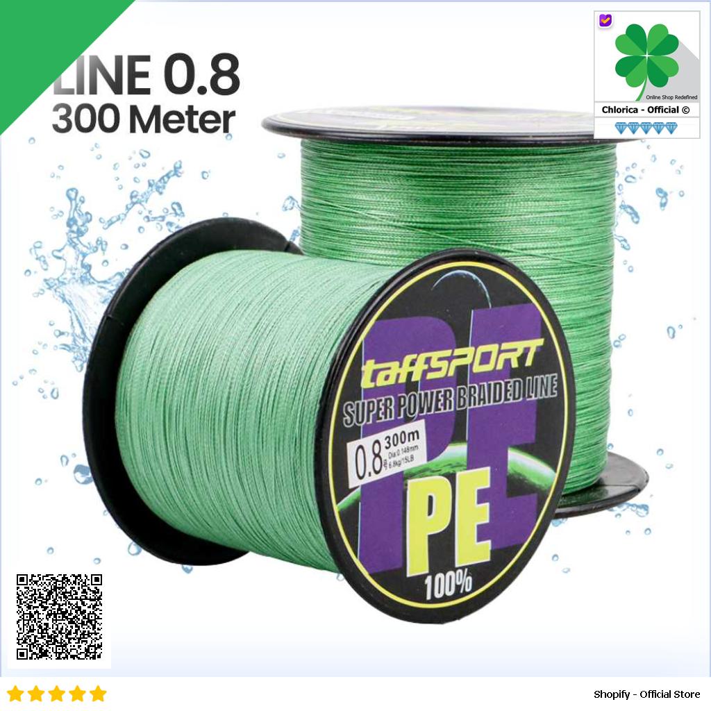 TaffSPORT Senar Tali Benang Pancing Fishing Line PE Braided 300M TF102