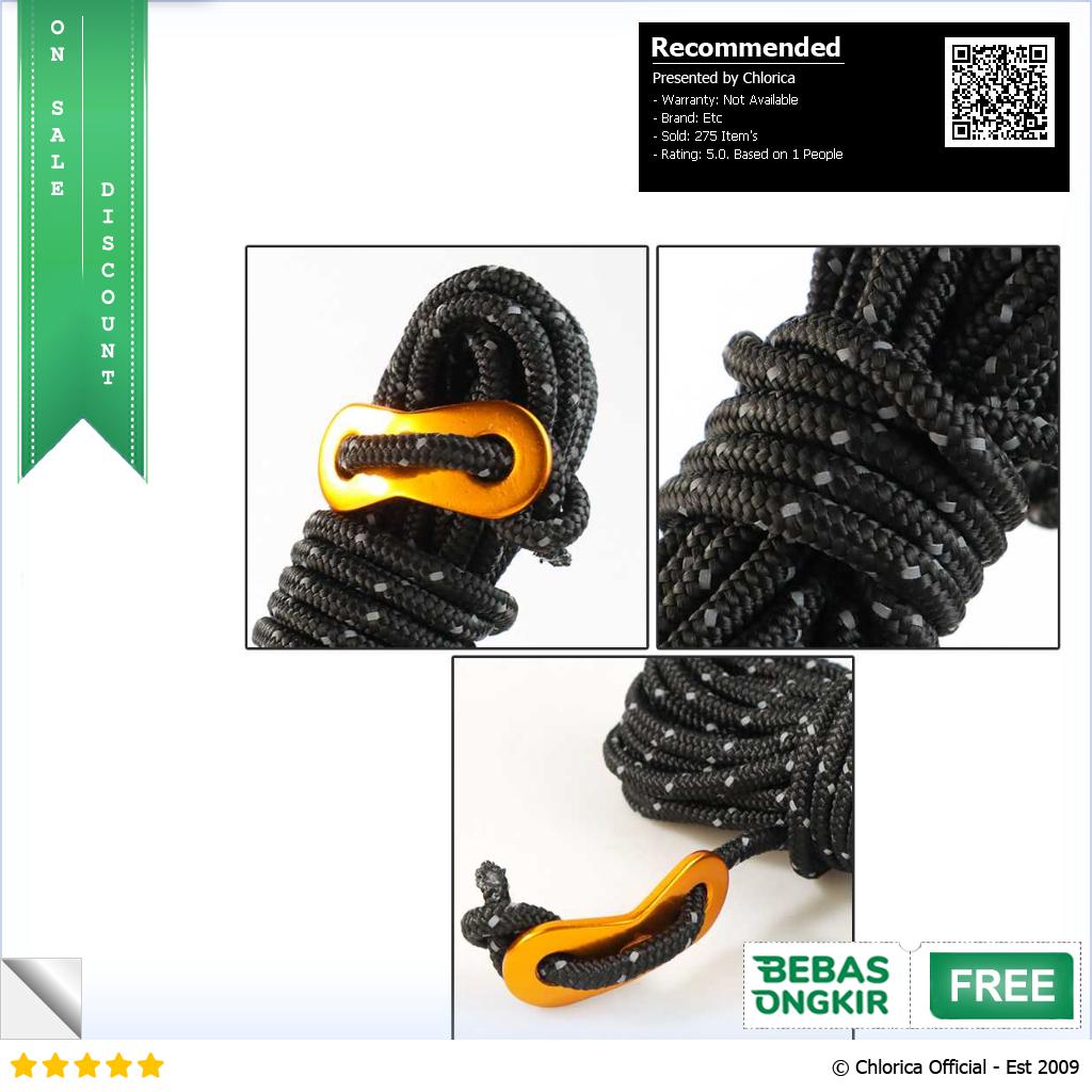 RayMING Tali Paracord Tali Tenda Climbing Rope 4M 4 Rol RY1A