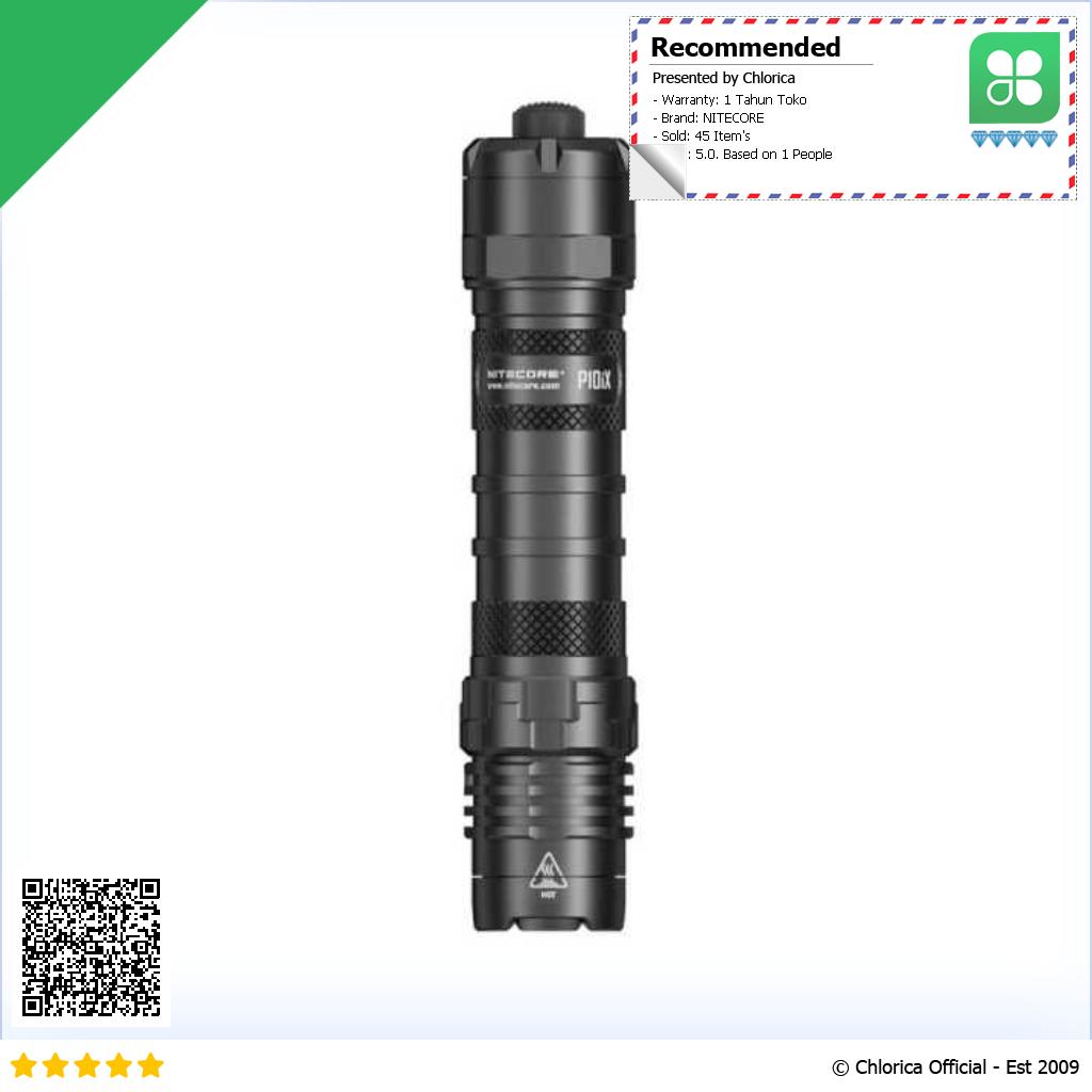 NITECORE Senter LED CREE XP L2 V6 4000 Lumens P10iX