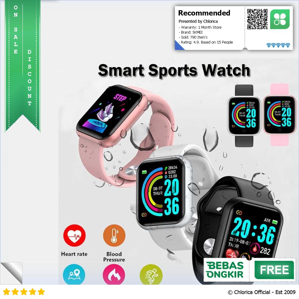 SKMEI Smartwatch Sport Fitness Tracker Heart Rate Y68