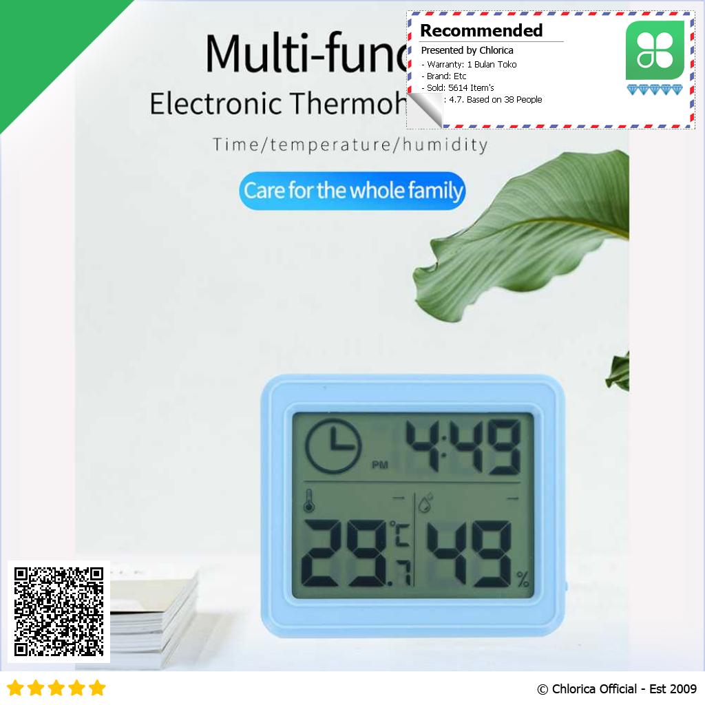 JGD Jam Digital Meja Dinding Thermometer Hygrometer Sensor ZL20